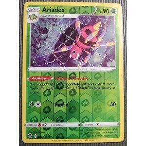 Pokemon TCG - Ariados[Reverse Holo] - 004/195 - Silver Tempest -  MP